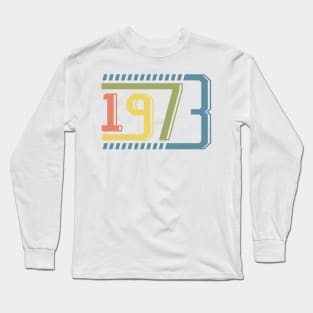 1973. Vintage Style. Long Sleeve T-Shirt